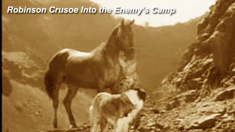 Robinson Crusoe Into the Enemy's Camp
