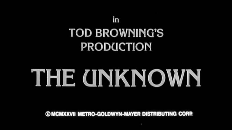 Public Domain Movie The Unknown