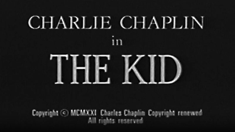 Public Domain Movie THE KID (1921) & THE IDLE CLASS (CHARLIE CHAPLIN)