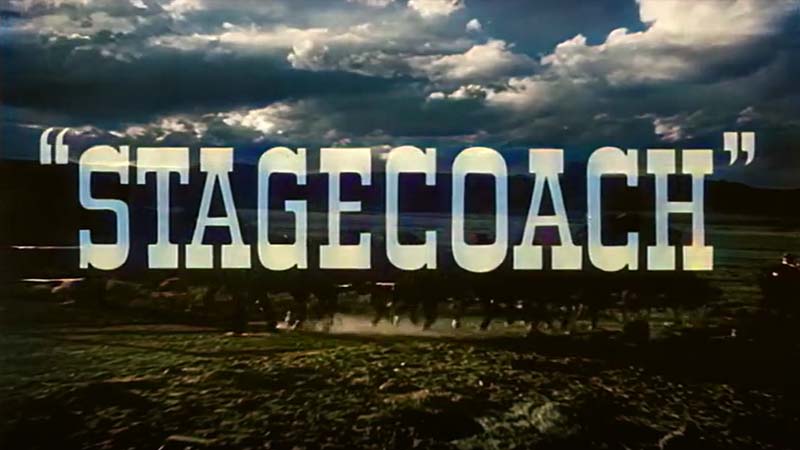Public Domain Movie Stagecoach colorized