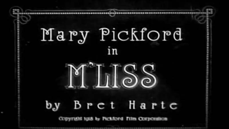 Public Domain Movie M'Liss (1918, Mary Pickford, Thomas Meighan)